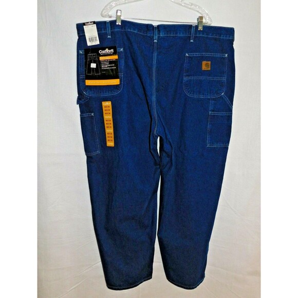 Carhartt Work Dungaree Jeans Size 48 x 30 ~NEW~ - Picture 2 of 7